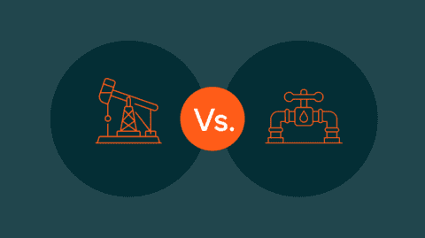 upstream vs. midstream oil and gas image